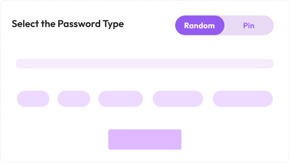 step 1 to password generator